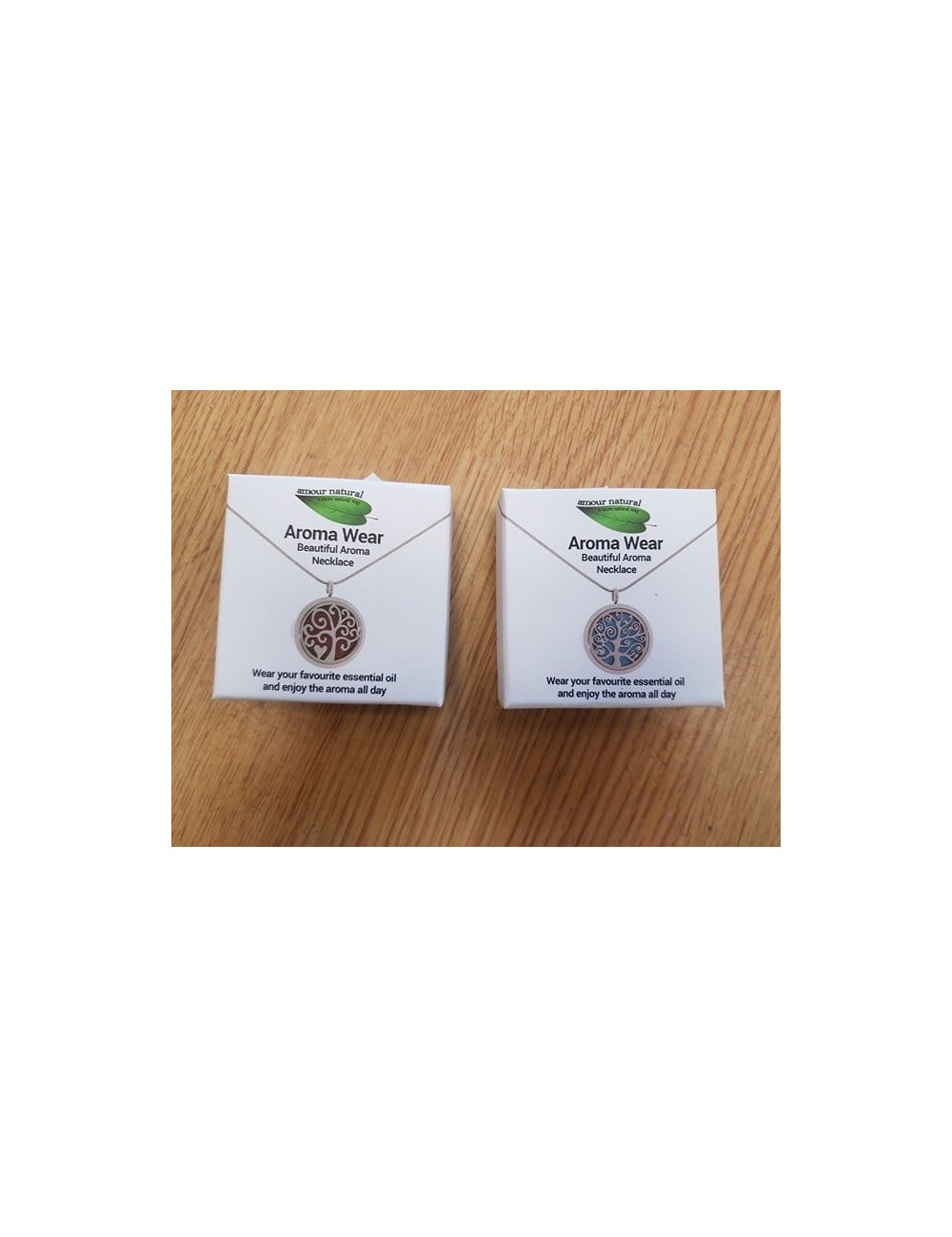 Aromatherapy Necklace model nr2 "Tree with Heart"