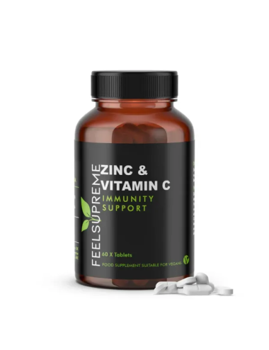 Zinc with vitamin C, 60 tablets, Feel Supreme / Cynk plus witamina C