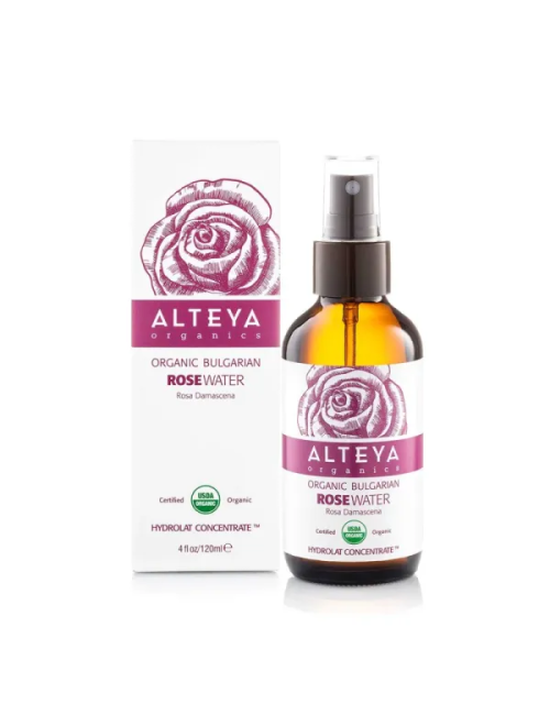 Organic Bulgarian Rose Water 120ml | Pure Rose Water Spray