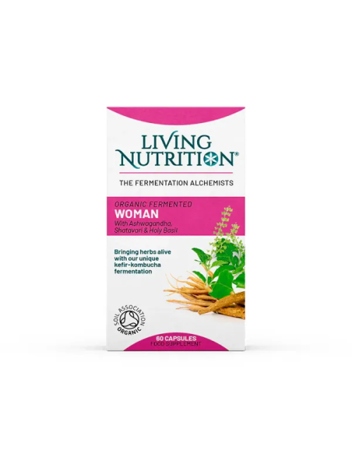 Organic Fermented Woman 60 Capsules | Living Nutrition Women's Herbal Complex