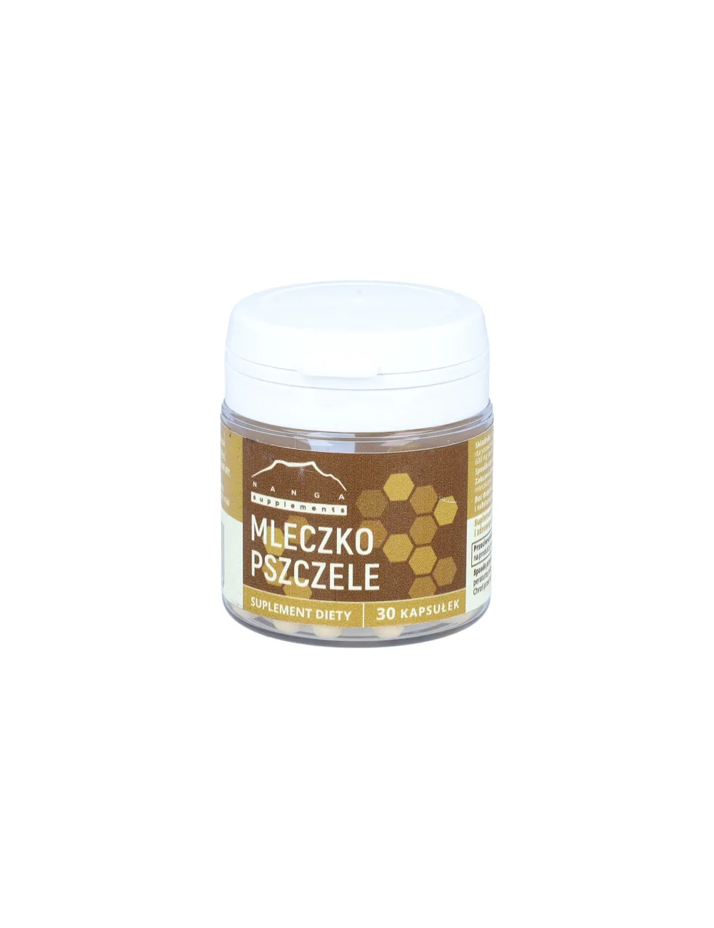 Royal jelly 200mg 30 capsules, NANGA / Mleczko Pszczele