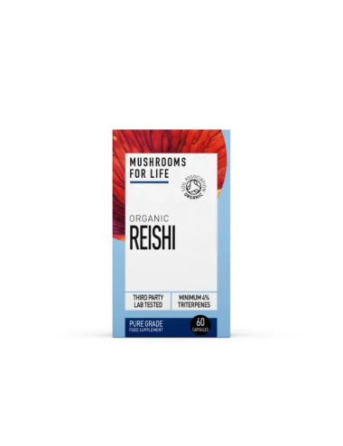 Organic Reishi 60 capsules Mushrooms For Life