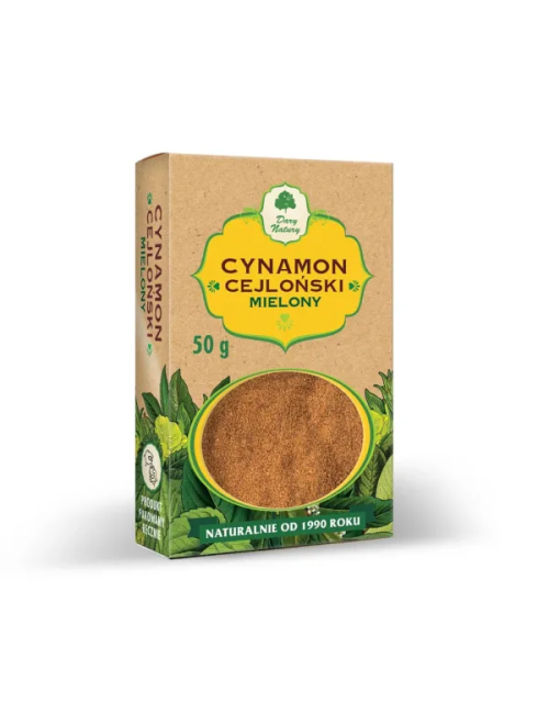 Ceylon Ground Cinnamon 50g | Cinnamomum verum Spice Dary Natury