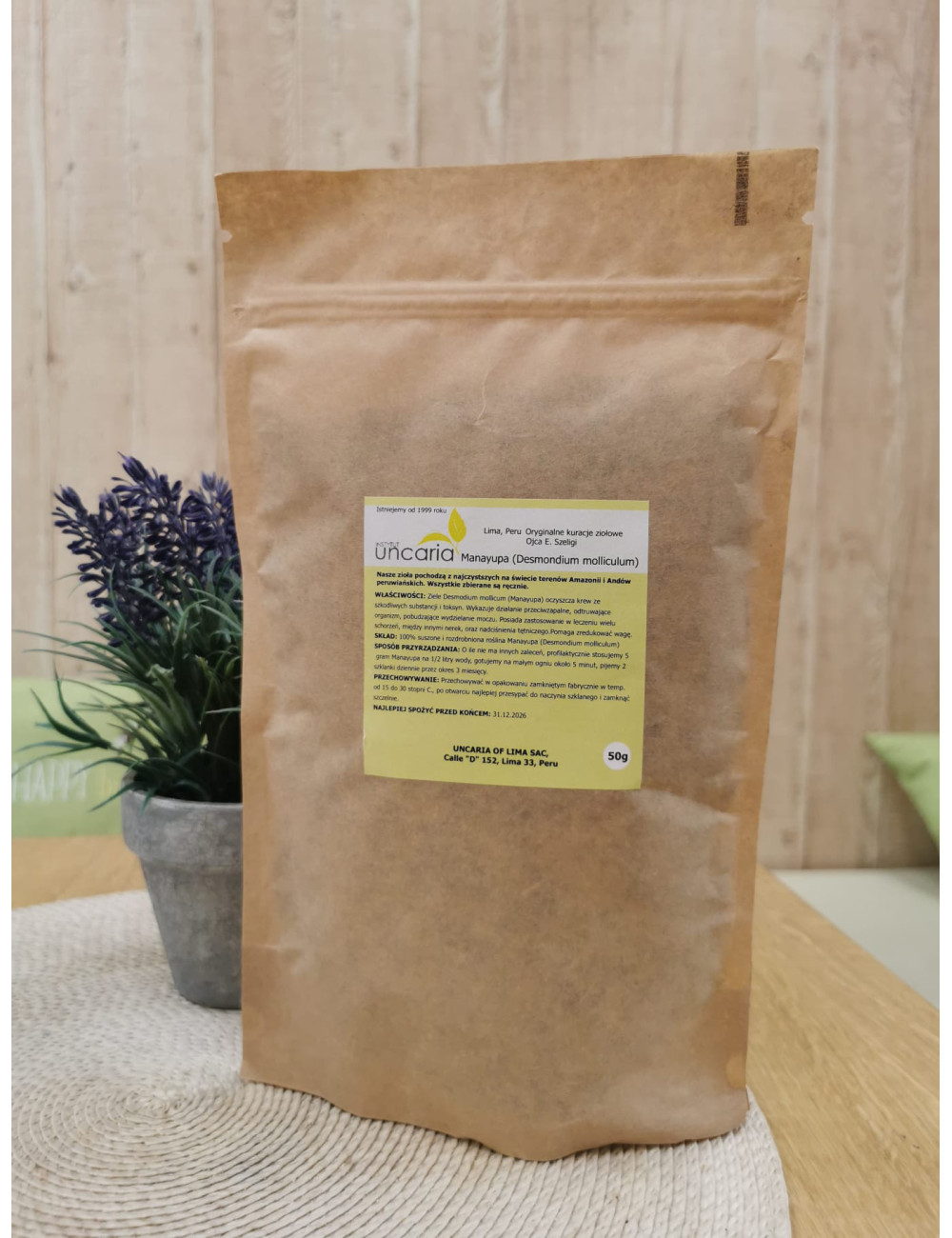 Tahuari Original Peruvian Herbs 50g, Instytut Uncaria