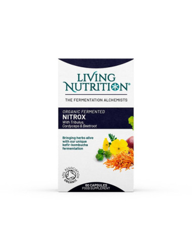 Living Nutrition Organic Fermented NitroX 60 capsules