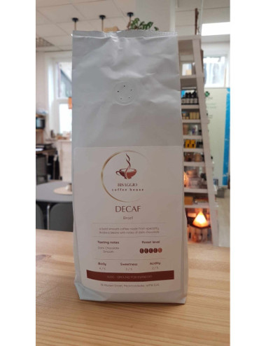 Bisaggio Coffee House, DECAF Brazil Coffee Ground 250g