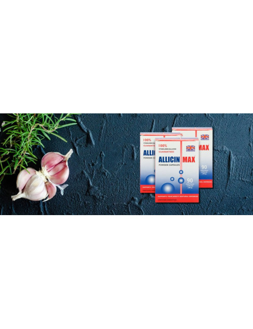 ALLICINMAX® 90 Capsules | Stabilised Allicin Garlic Supplement