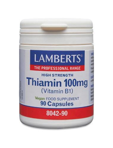 Thiamin 100mg (Vitamin B1) 90 capsules