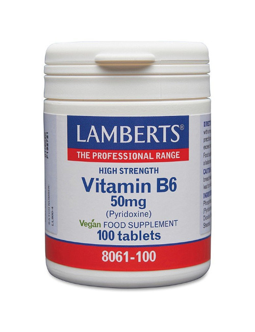 Vitamin B6 50mg 100 tablets