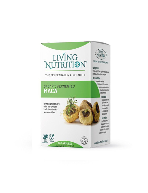 Living Nutrition Fermented Maca | Vegan Adaptogenic Energy & Hormone Support