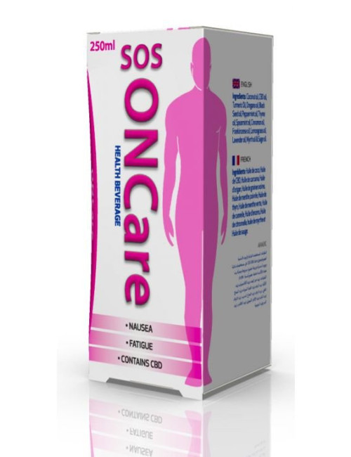 SOS ONCare CBD Essential Oil Beverage 250ml Vegan Nano Formula