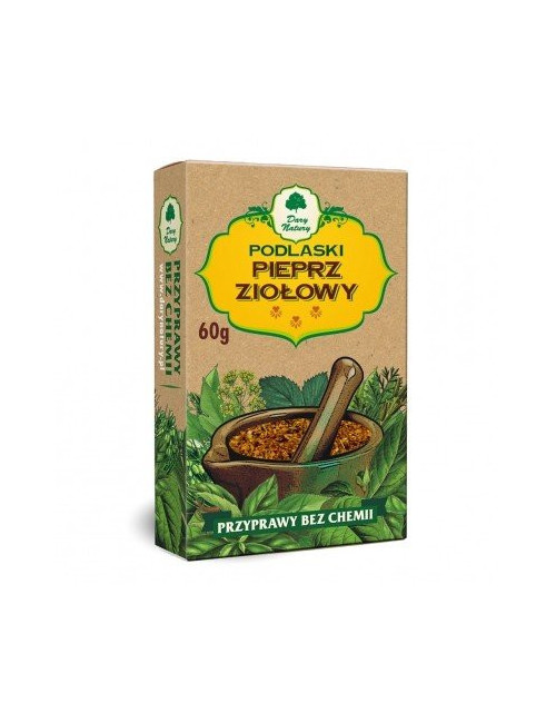 Herbal Pepper 60g, Naturally chemicals free, gluten free, Dary Natury